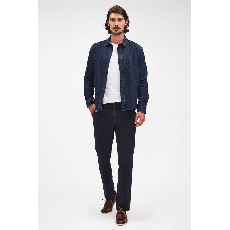Slimmy Chino Luxe Performance Sateen Navy