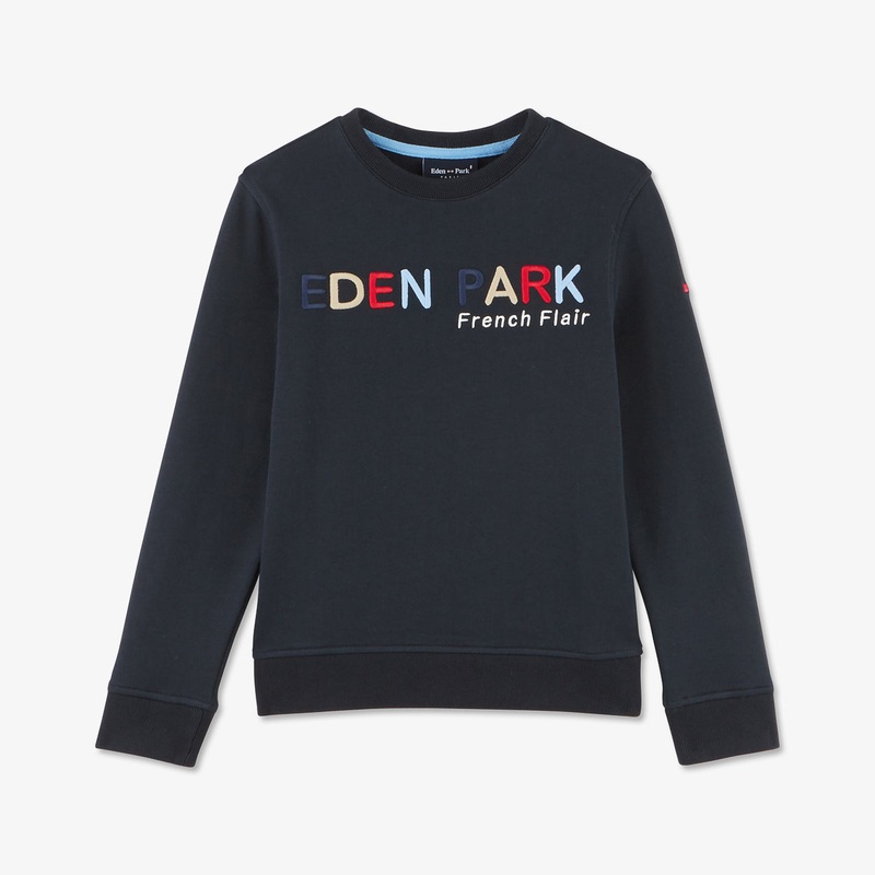 Sweatshirt Embroidered With Eden Park French Flair