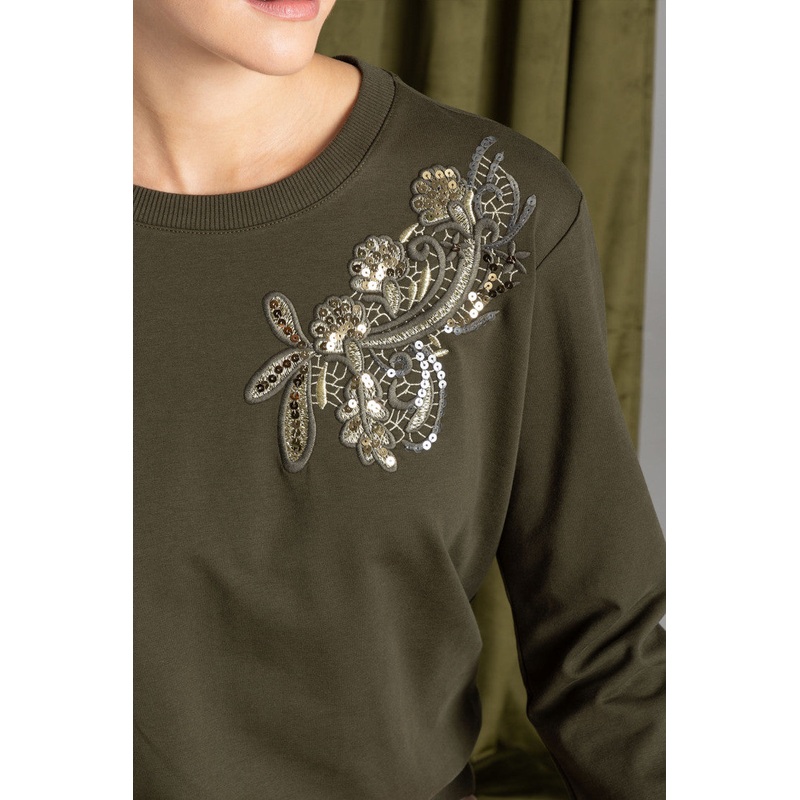 Sweatshirt With Sequins