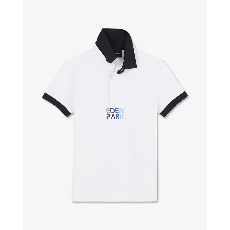 White Maillot Manches Courtes