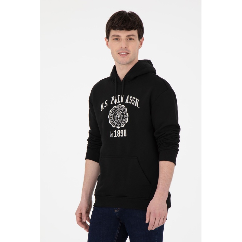 Black Graphic Hoodie