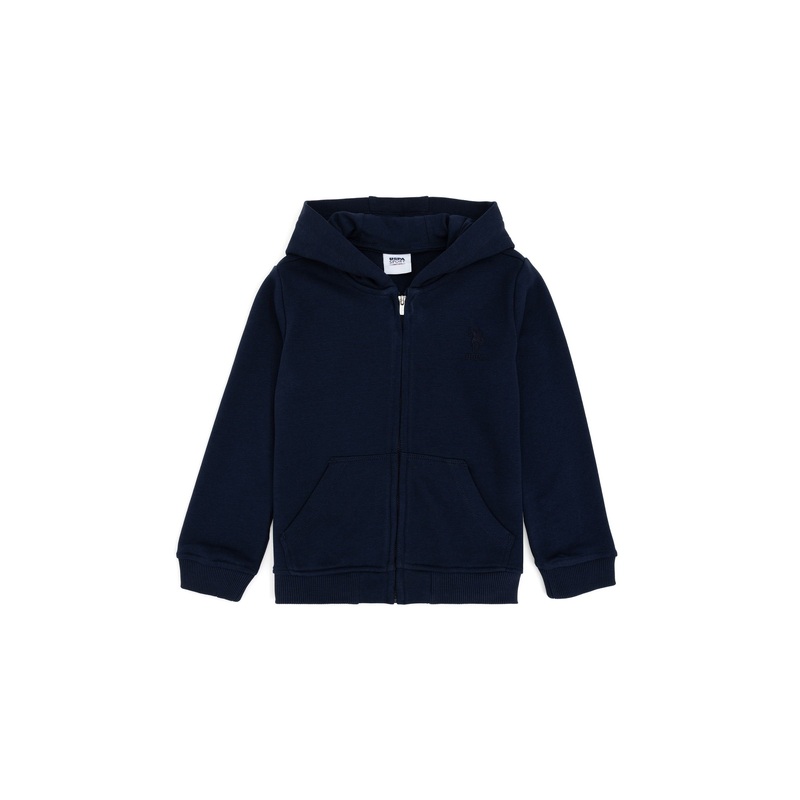 Blue Hoodie with Zipper