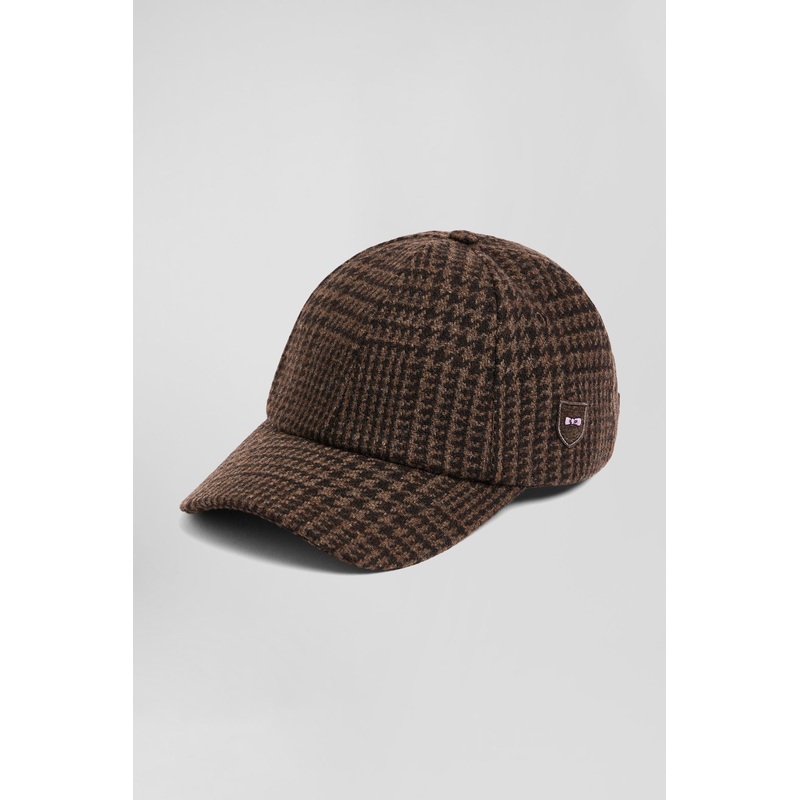Brown Wool Blend Cap