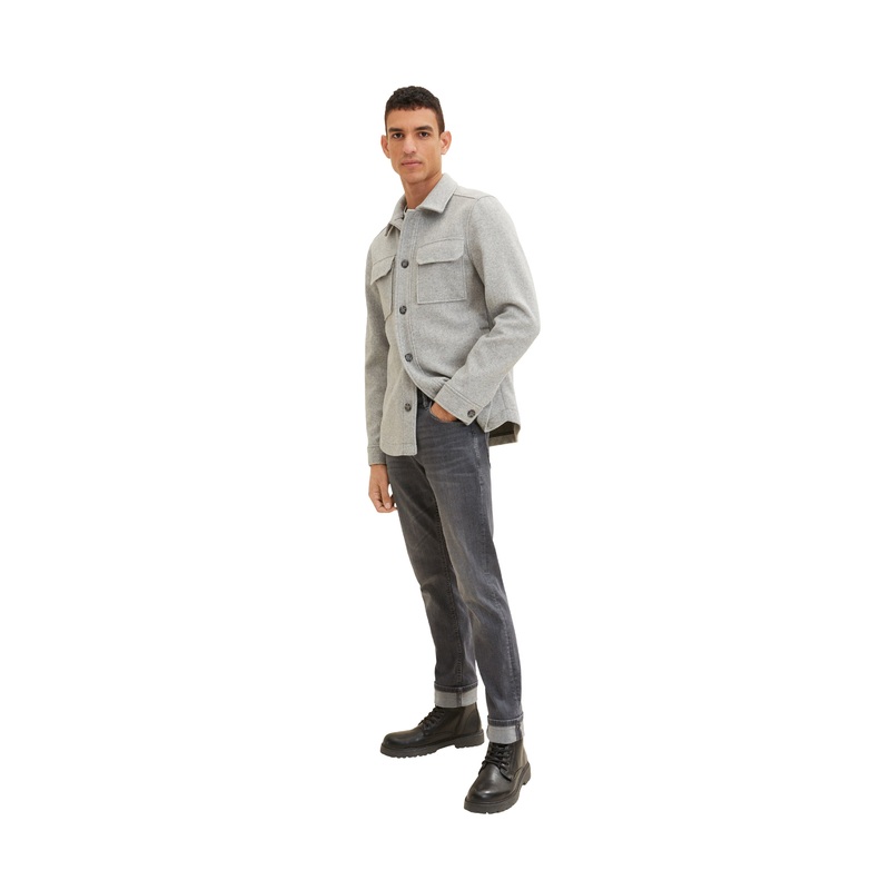 Grey Standard Fit Jeans