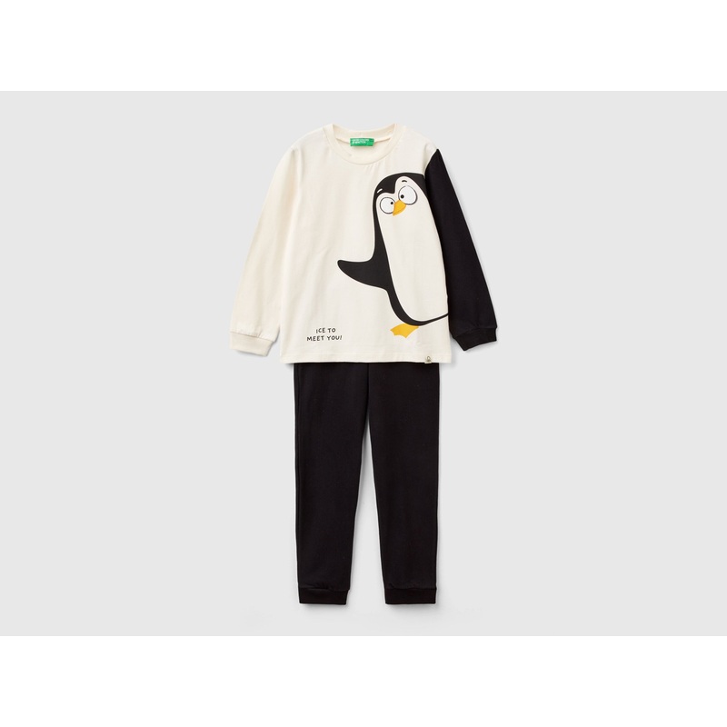 Pyjamas with Penguin Print