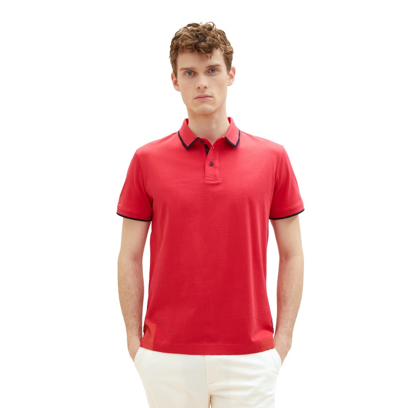 Red Short Sleeve Polo Shirt