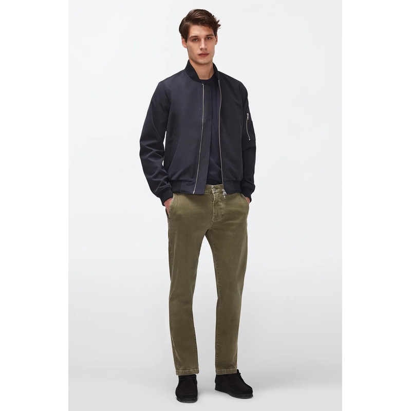 Slimmy Chino Tap. Stretch Tek Colors Forest