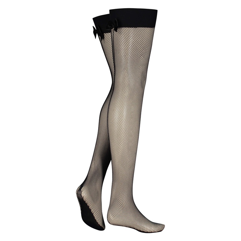 15 Denier Bow Backseam Stay-Ups