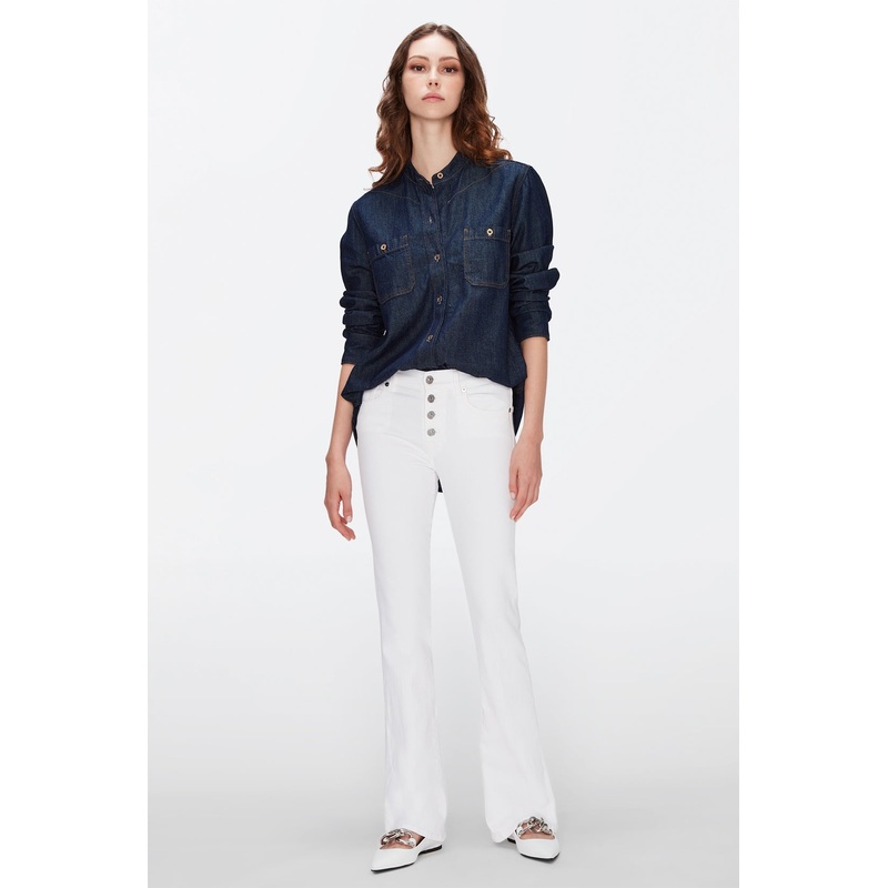 Bootcut Tailorless Optic With Exposed Buttons