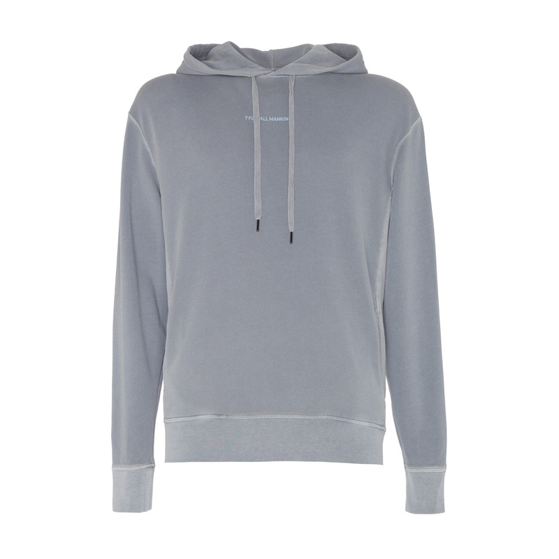 Hoodie Mineral Dye French Blue