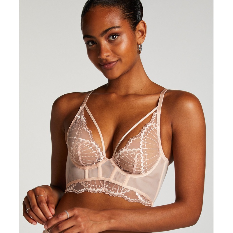 Jade Non Padded Underwired Longline Bra in Different Cup Sizes
