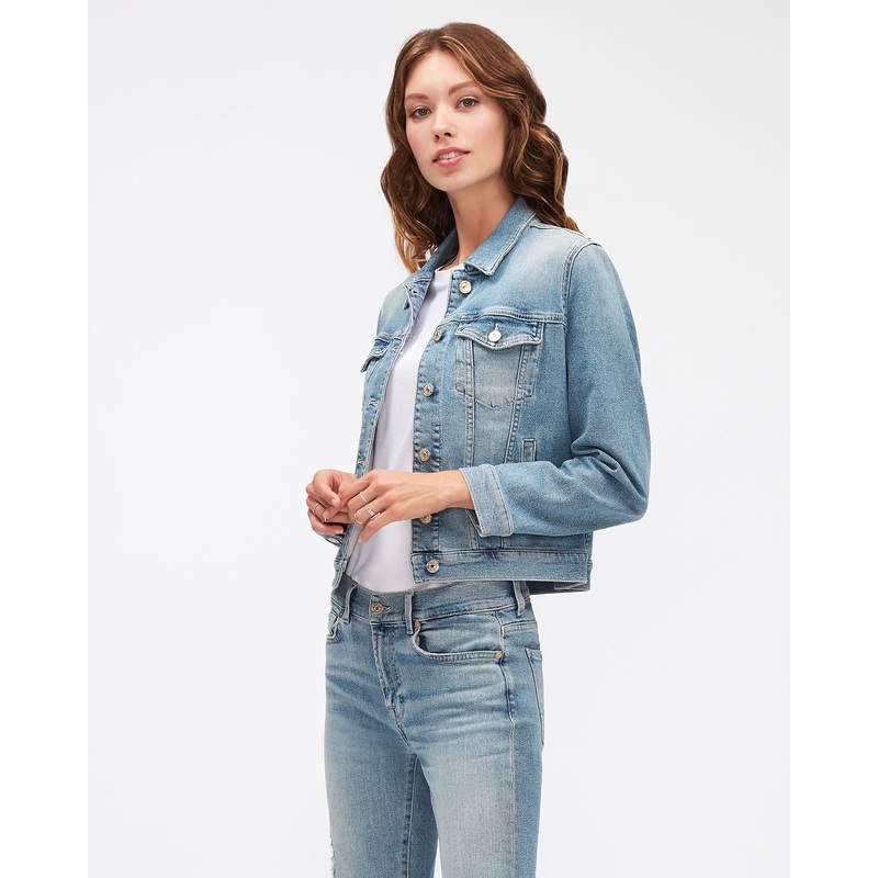 Light Blue MODERN TRUCKER Luxe Vintage Skywalk
