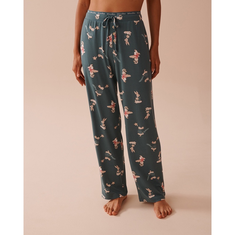 Rabbit Print Super Soft Pajama Pants