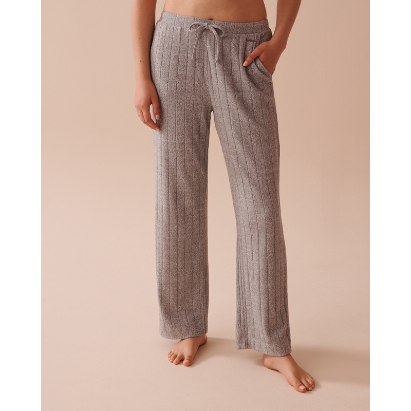 Ribbed Wide Leg Pants