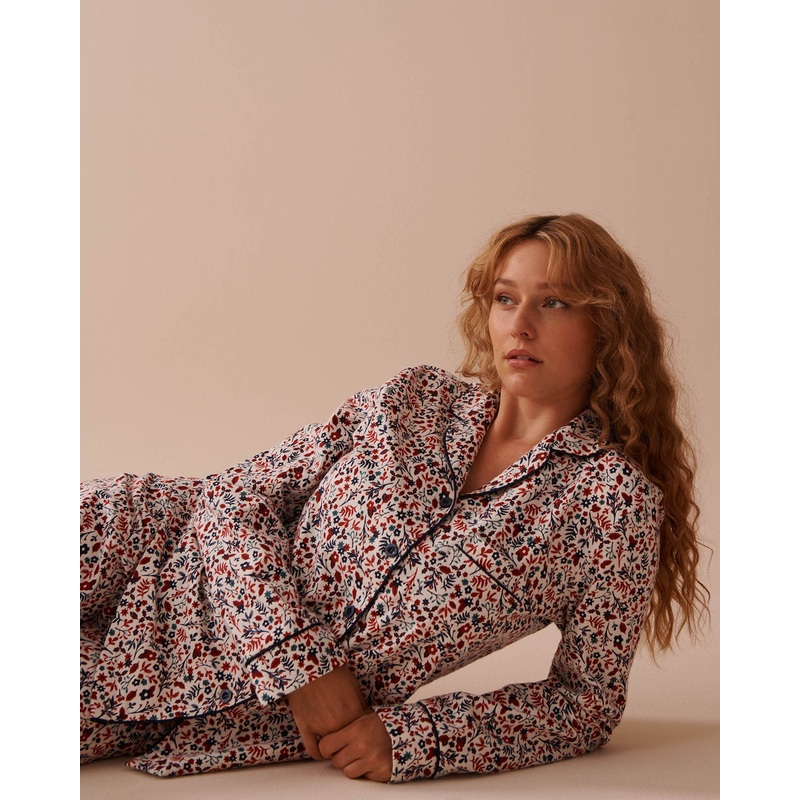 Scooter Ditsy Flannel PJ Set