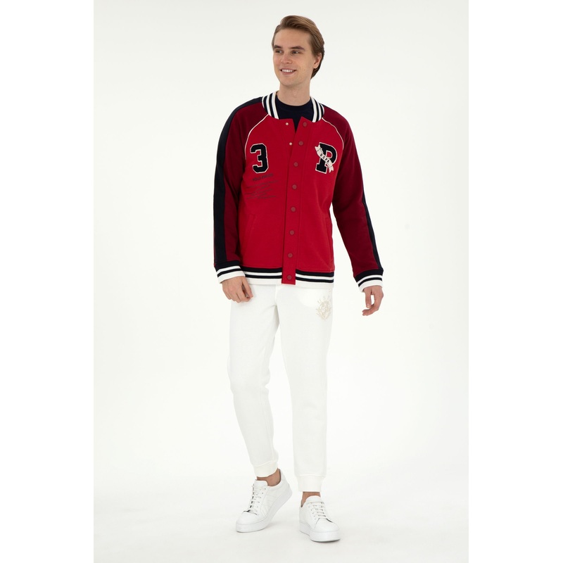 White Sweatpants With Uspa Logo