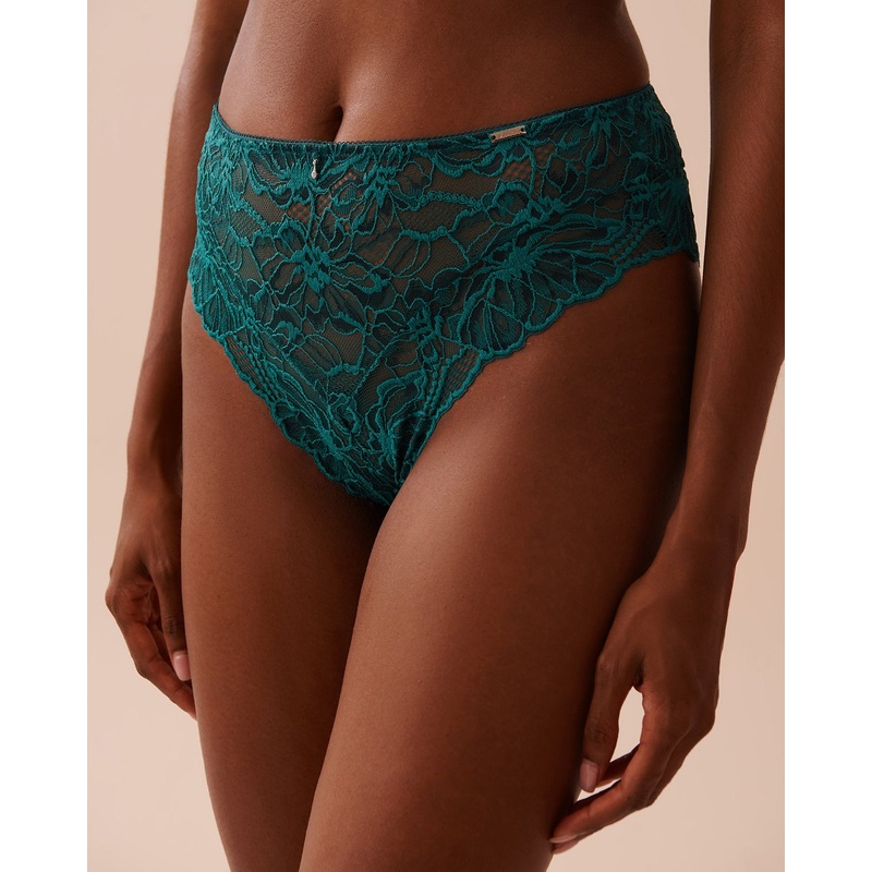 2-tone Lace High Waist Cheeky Panty