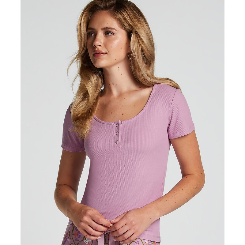 Henley Short Sleeved Top