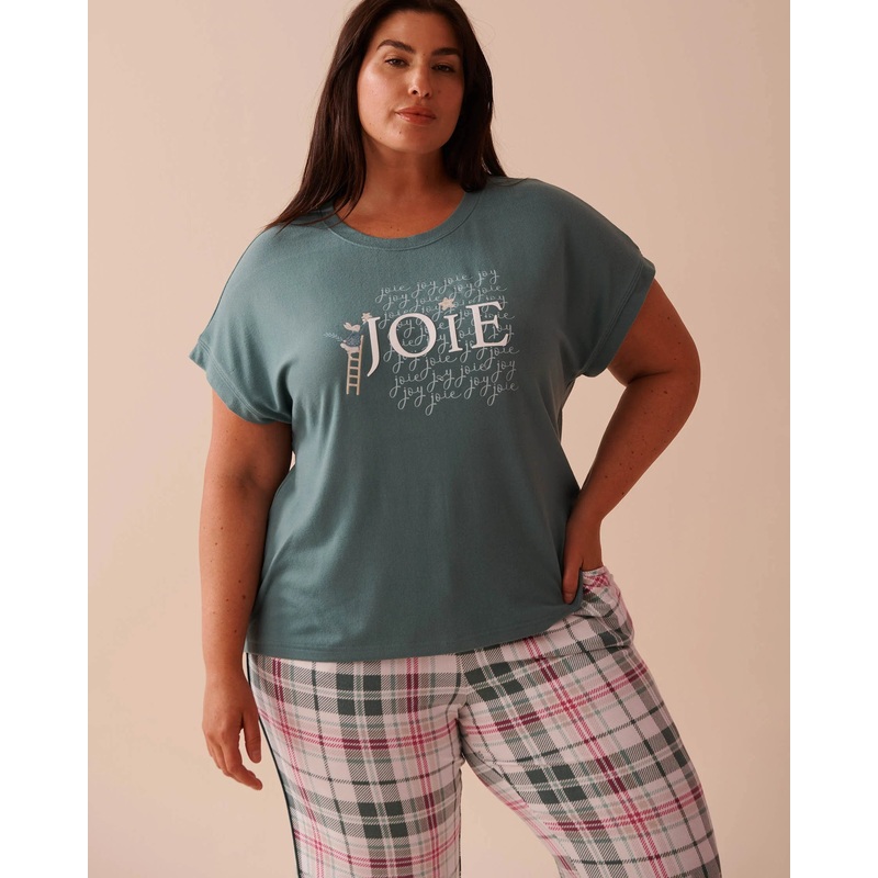 Rabbit Print Recycled Fibers T-shirt