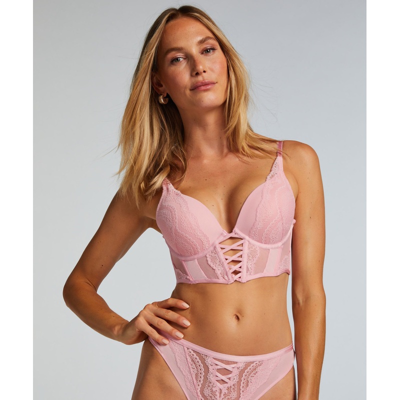 Selina Padded Push-Up Longline Underwired Bra in Different Cup Sizes