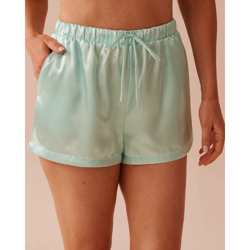 Shiny Satin Shorts