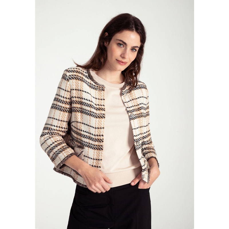 Boucl Checked Jacket