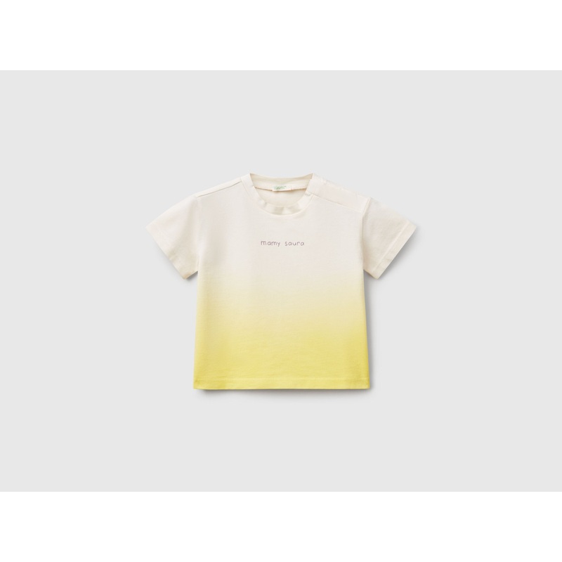 Dip-Dye T-Shirt with Print