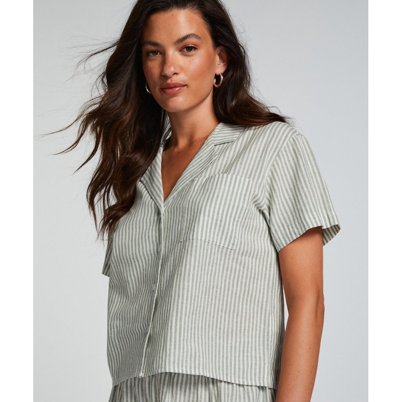 Linen Pyjama Top