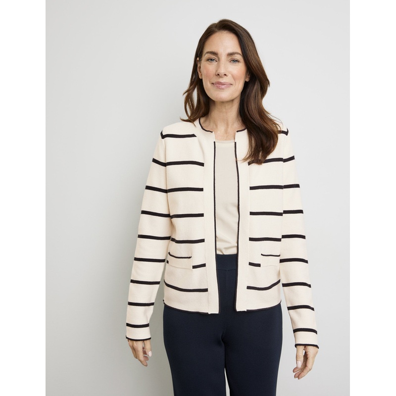 Open Cardigan In A Textured Knit