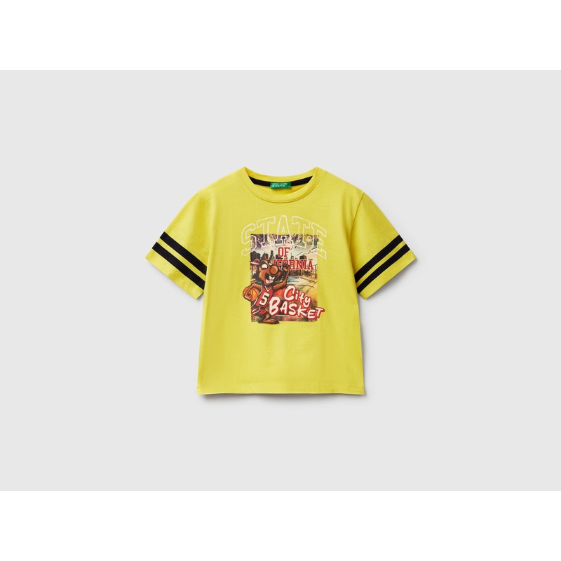 Oversized Fit T-Shirt with Photographic Print