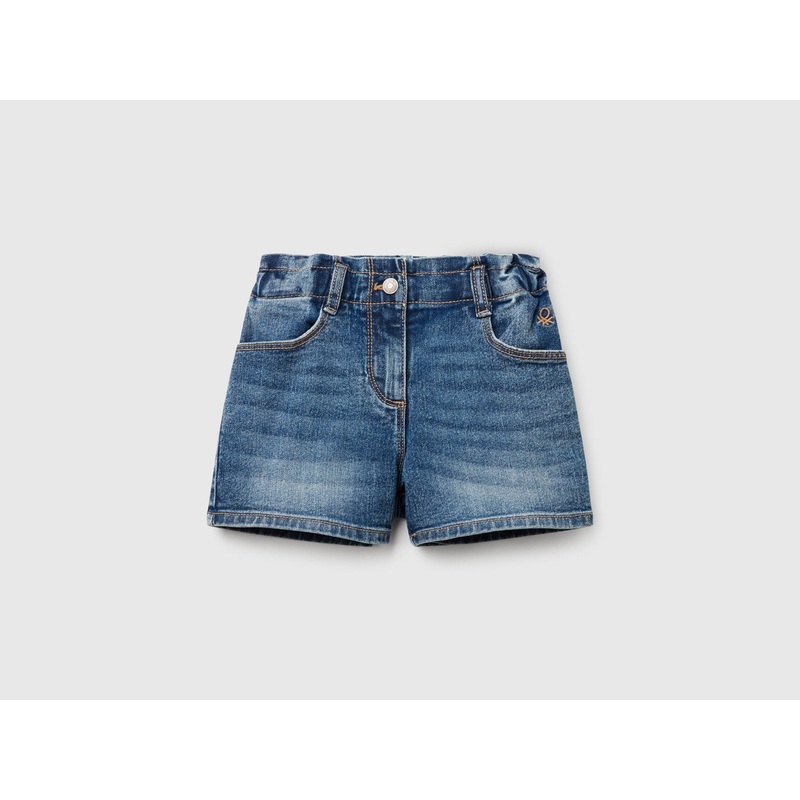 Paperbag Jeans Shorts