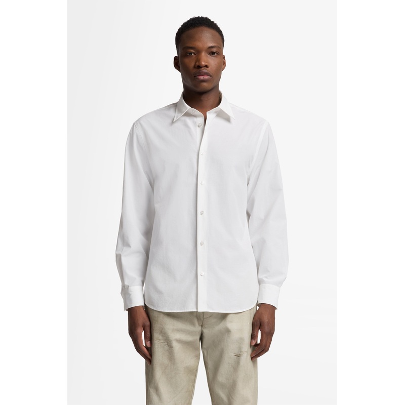 Regular L/S Shirt Popeline White
