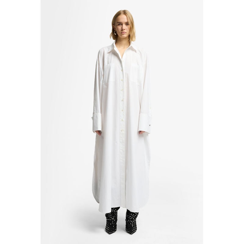 Shirt Dress Popeline White