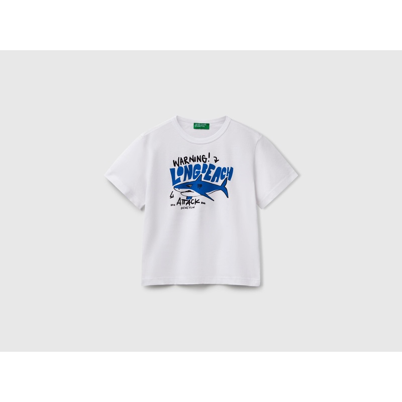 T-Shirt with Neon Print