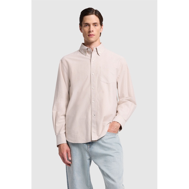 Button Down Shirt Oxford Beige