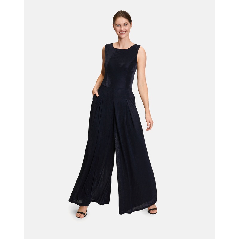 Dark Blue Jumpsuit Long Without Sleeve