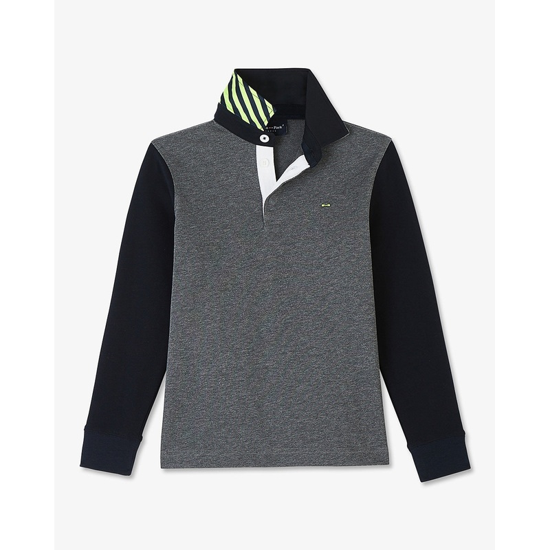 Dark Grey Maillot Manches Longues