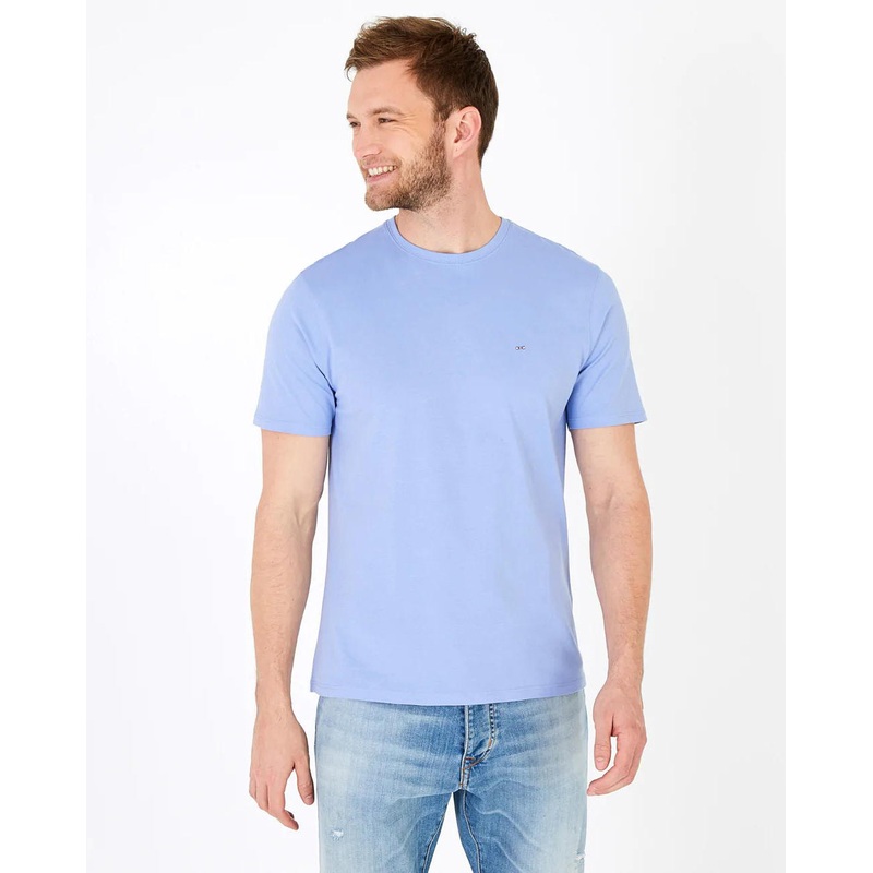 Light Blue Short-Sleeved T-Shirt