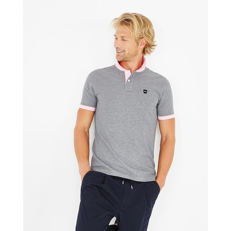 Middle Grey Polo Manches Courtes