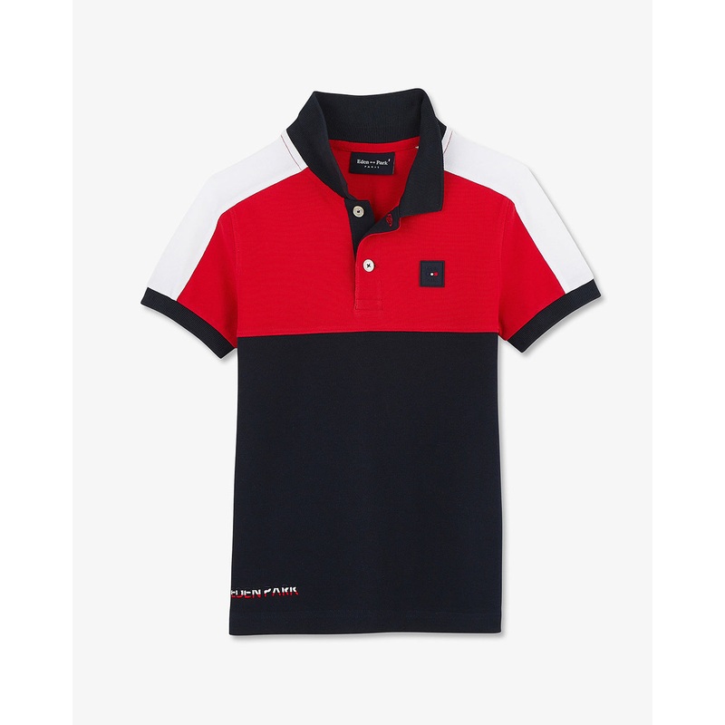 Red Polo Manches Courtes