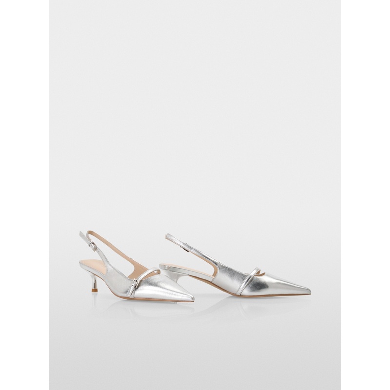 Slingback Pumps in Fine Goat Nappa