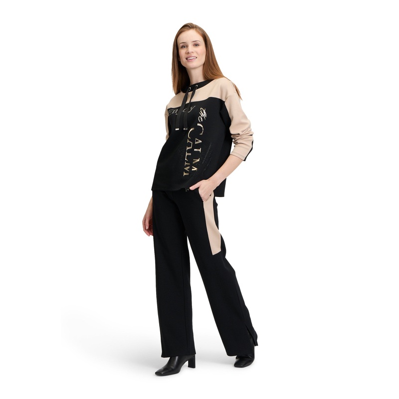 Slip On Wide Leg Trousers