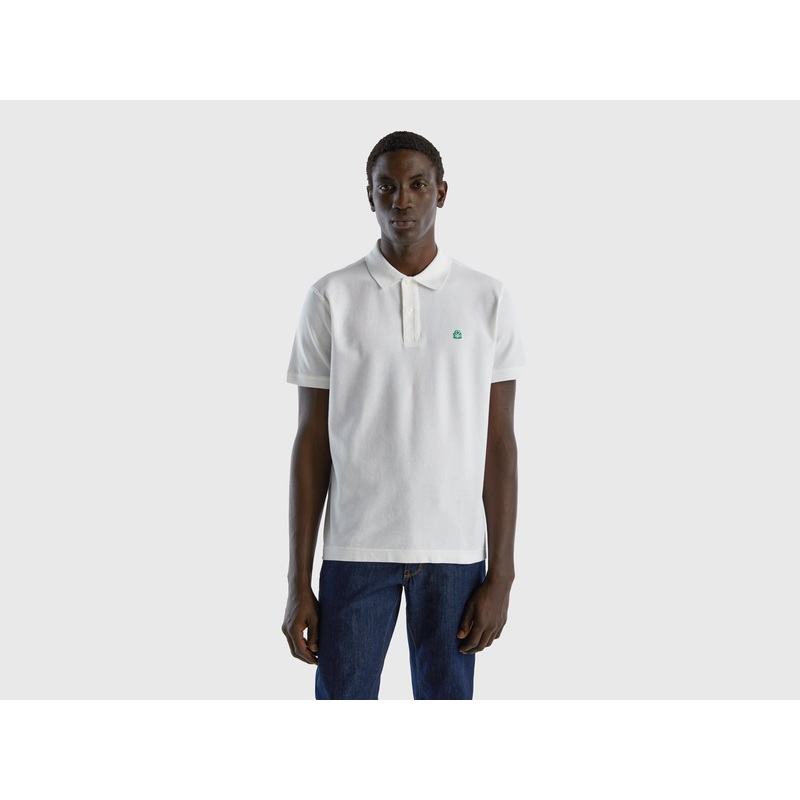 White Regular Fit Polo