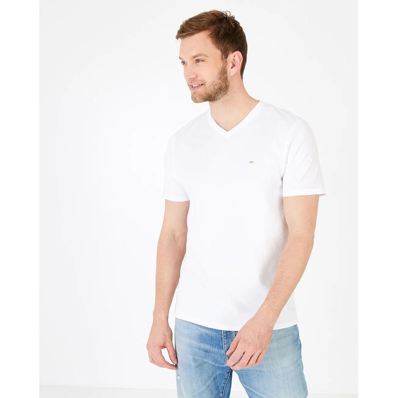 White T-Shirt Manches Courtes