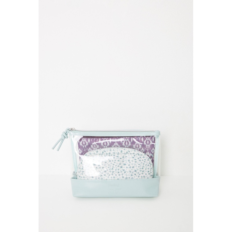 3-Pack Printed Vanity Cases