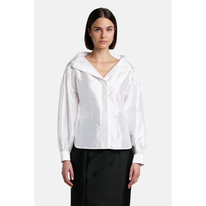 Bando Elegant Silk Blouse