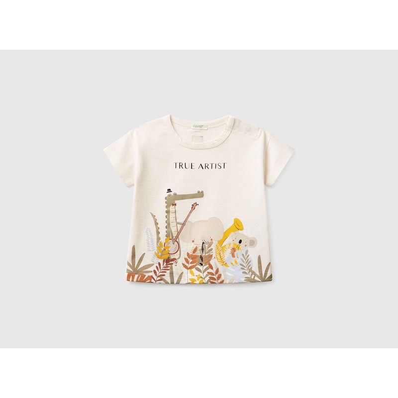 Boxy Fit T-Shirt with Print