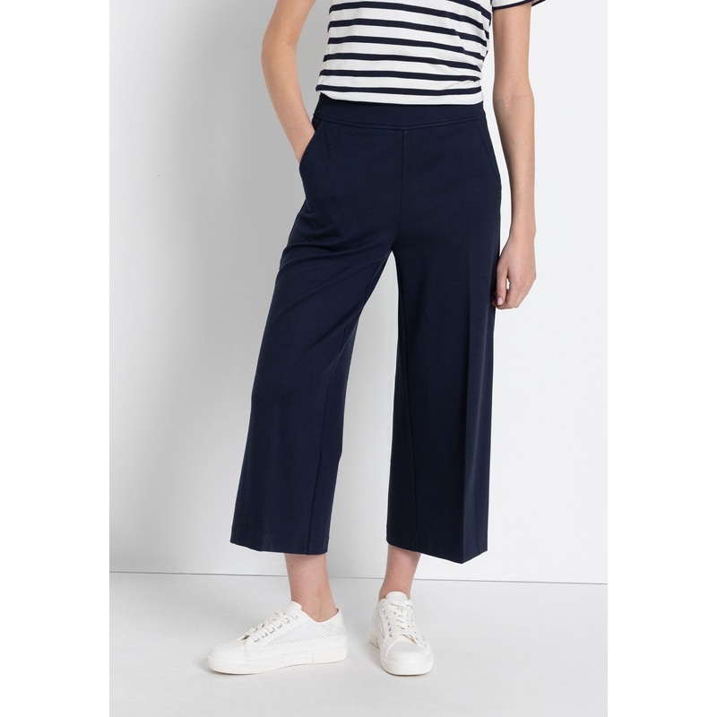 Navy Jersey Culottes