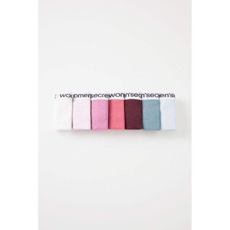 Pack of 7 Classic Cotton Panties with Logo