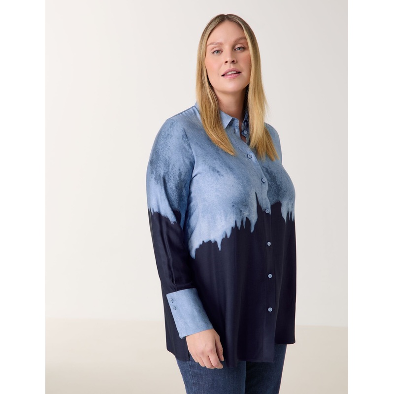 Shirt Blouse with Colour Graduation